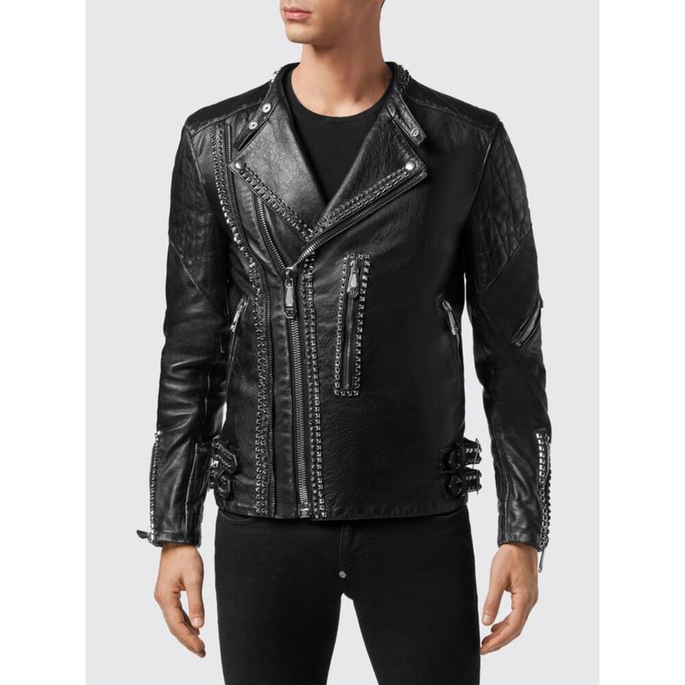 Philipp Plein Jacket Men Black